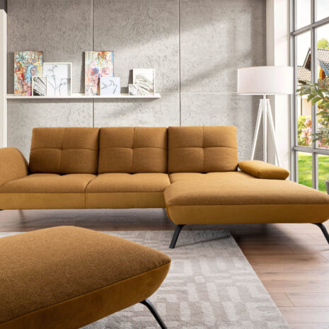 Dover_Typ 7581_78BBAFKT_6030 Hocker_Portofino mustard SG 11_Riviera gold SG 11_Fuss Metall schwarz ma Dover_Typ 7581_78BBAFKT_6030 Hocker_Portofino mustard SG 11_Riviera gold SG 11_Fuss Metall schwarz ma